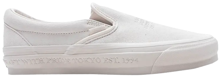 Шлепанцы Vans Neighborhood x Classic Slip-On 98 'White', белый 
Шлепанцы Vans Neighborhood x Classic Slip-On 98 'White', белый