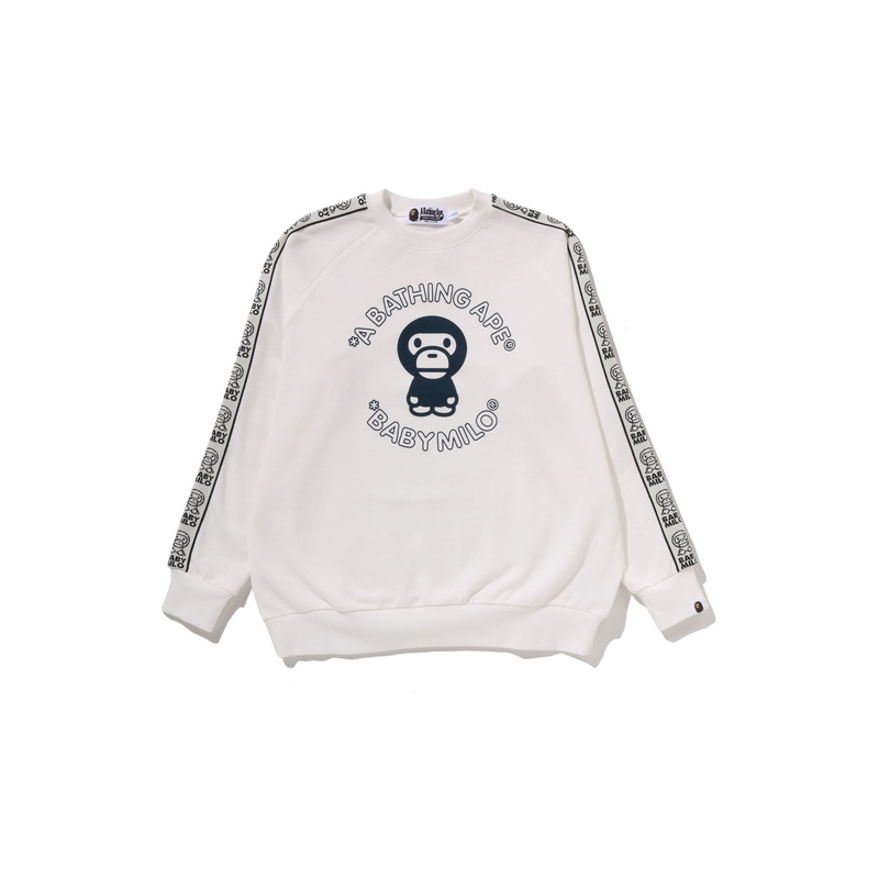 Детский свитшот с круглым вырезом Moderate A BATHING APE, белый whx
Детский свитшот с круглым вырезом Moderate A BATHING APE, белый whx