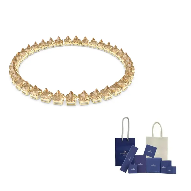 Swarovski Матовое искусственное кристаллическое ожерелье Women's Yellow
Swarovski Матовое искусственное кристаллическое ожерелье Women's Yellow