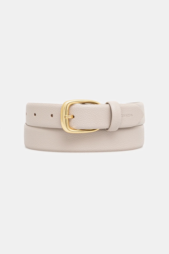 Кожаный ремень Calvin Klein, бежевый
Кожаный ремень Calvin Klein, бежевый