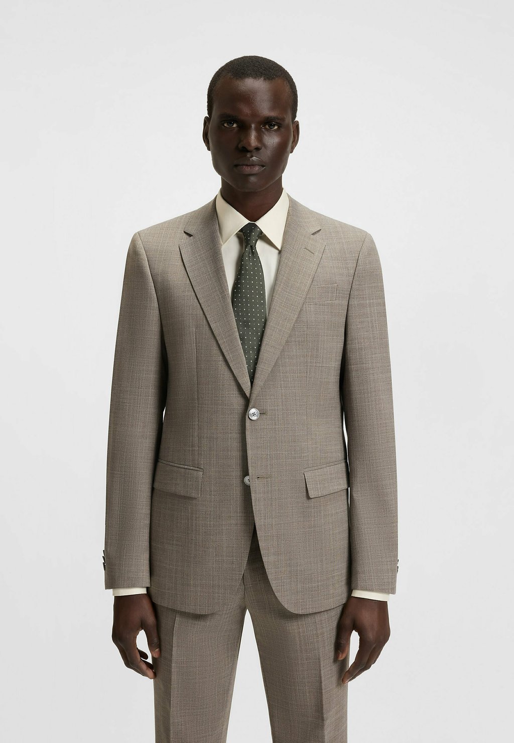 Галстук BOSS, зеленый 
Галстук BOSS, зеленый