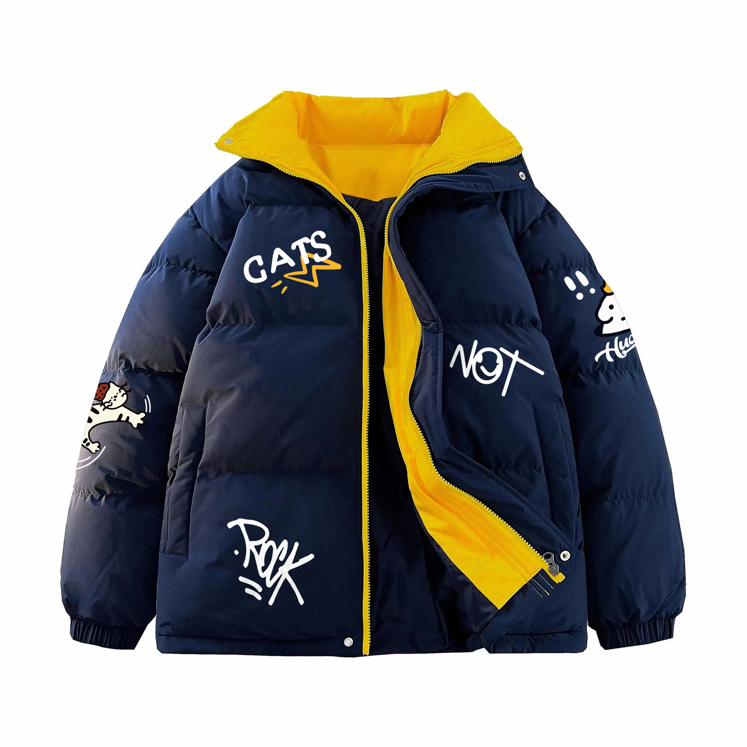 Пуховик Unisex Stand Collar Moderate Padded HUANQIU, темно-синий
Пуховик Unisex Stand Collar Moderate Padded HUANQIU, темно-синий