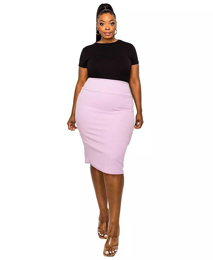 Юбка-карандаш Молли больших размеров L I V D, фиолетовый
Юбка-карандаш Молли больших размеров L I V D, фиолетовый