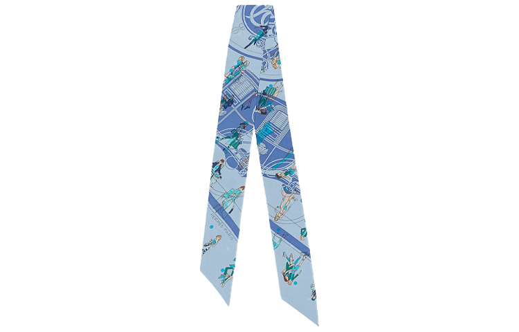 Шёлковый платок женский синий HERMES
Шёлковый платок женский синий HERMES