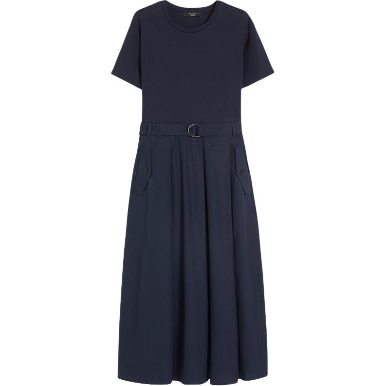 Женское платье с коротким рукавом WEEKEND MaxMara, синий
Женское платье с коротким рукавом WEEKEND MaxMara, синий