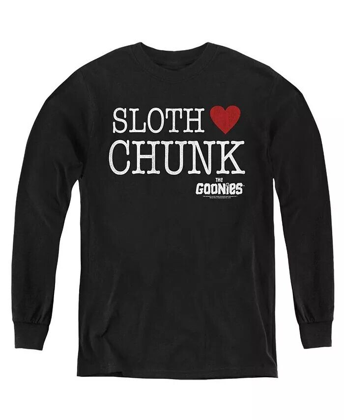 Толстовка с длинным рукавом для мальчиков и подростков Sloth Heart Chunk The Goonies, черный
Толстовка с длинным рукавом для мальчиков и подростков Sloth Heart Chunk The Goonies, черный