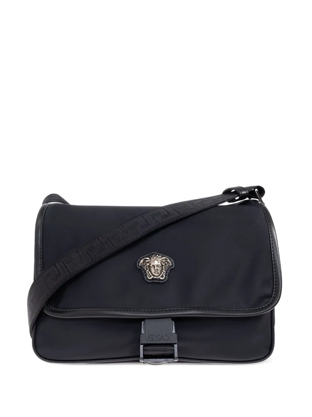 Сумка-мессенджер La Medusa с пряжкой VERSACE, черный 
Сумка-мессенджер La Medusa с пряжкой VERSACE, черный
