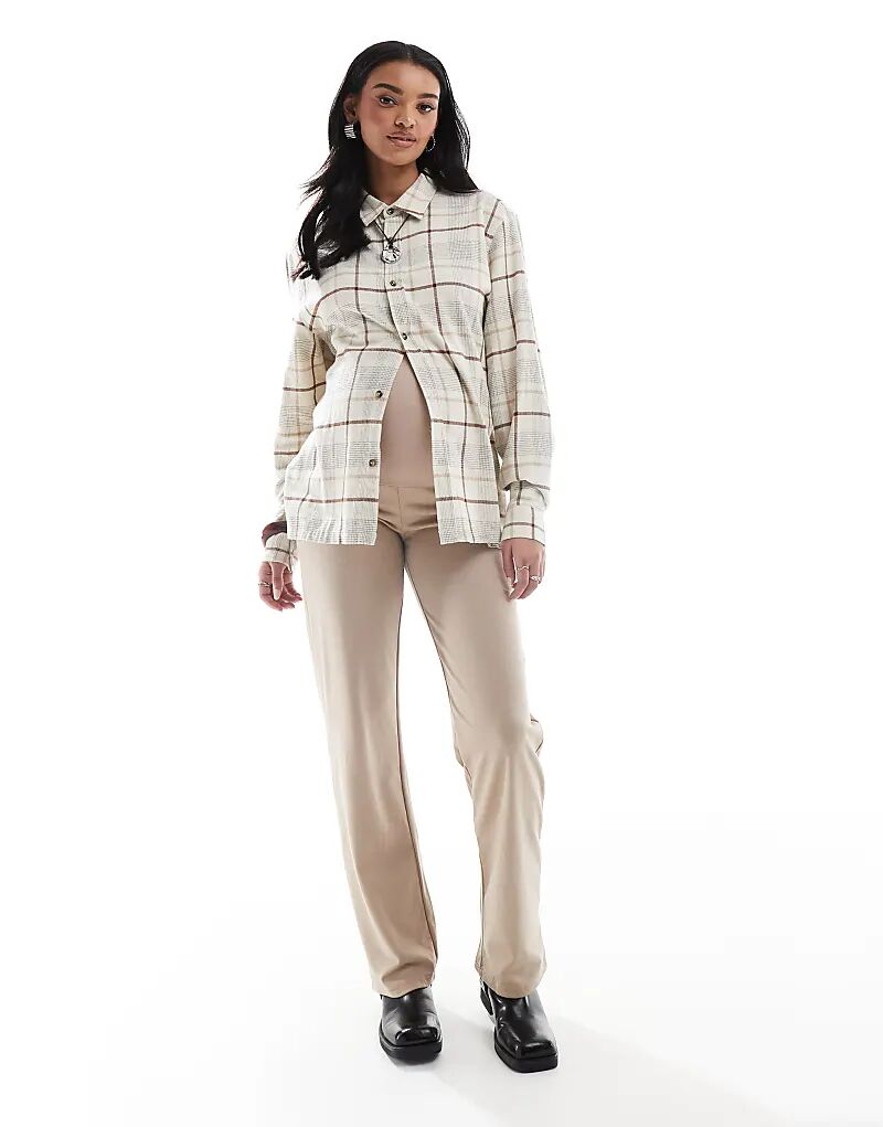 Mamalicious Maternity широкие брюки с завышенной талией в каменном цвете Mama.licious
Mamalicious Maternity широкие брюки с завышенной талией в каменном цвете Mama.licious