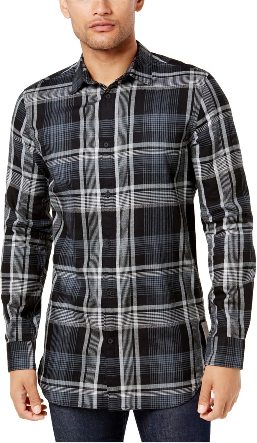Мужская рубашка Calvin Klein Jeans в клетку Highland Plaid с начесом и застежкой на пуговицы, Black
Мужская рубашка Calvin Klein Jeans в клетку Highland Plaid с начесом и застежкой на пуговицы, Black