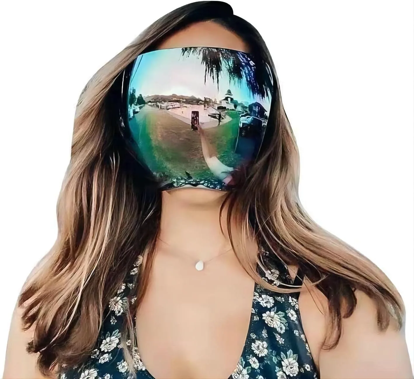 Большие солнцезащитные очки, закрывающие все лицо, - модный поляризованный защитный лицевой щиток от солнца, для пляжа и активного отдыха на природе CHENSHU, Silver
Большие солнцезащитные очки, закрывающие все лицо, - модный поляризованный защитный лицевой щиток от солнца, для пляжа и активного отдыха на природе CHENSHU, Silver