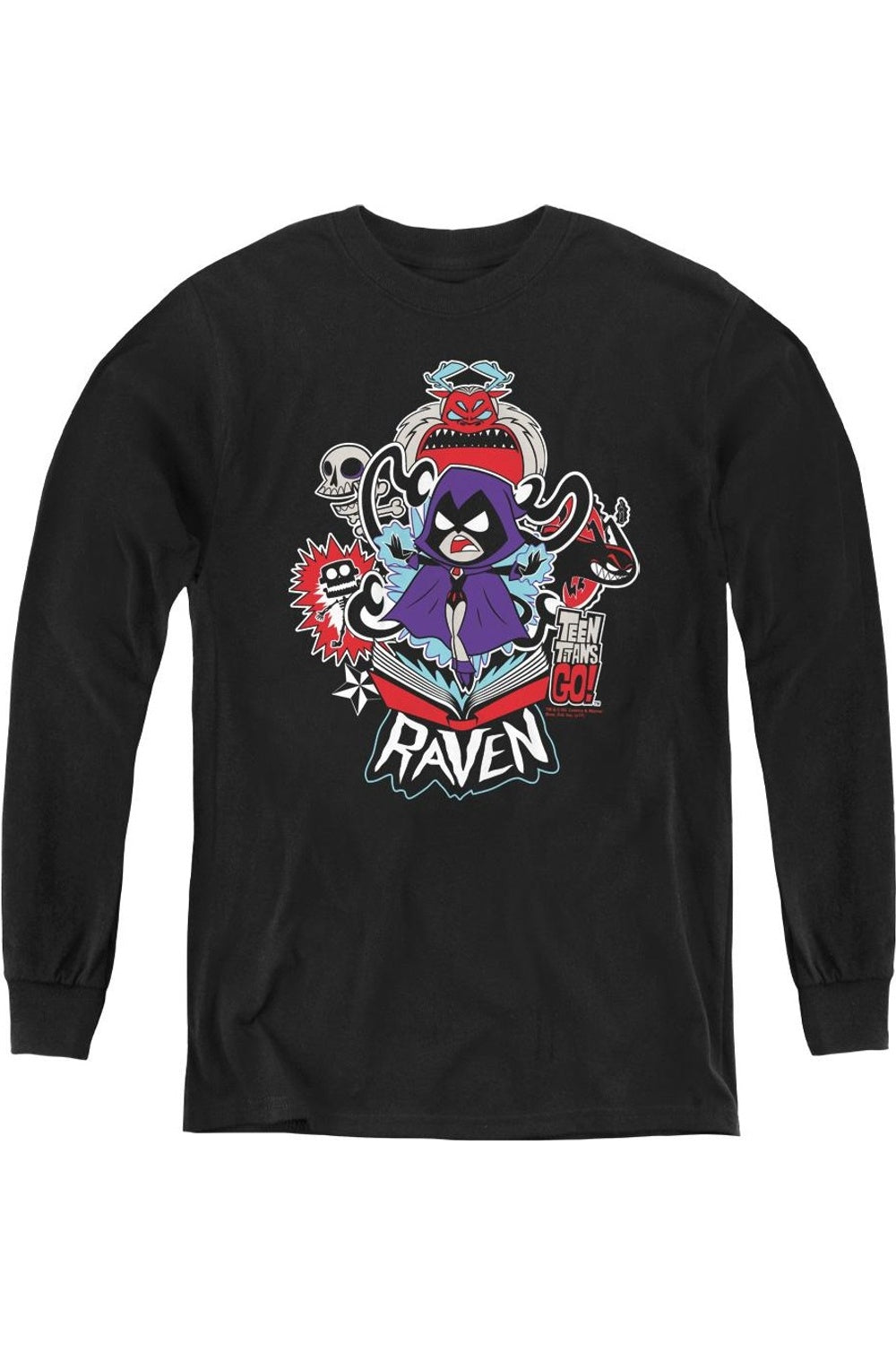 Футболка с длинным рукавом Teen Titans Go Raven для детей Gildan, черный
Футболка с длинным рукавом Teen Titans Go Raven для детей Gildan, черный