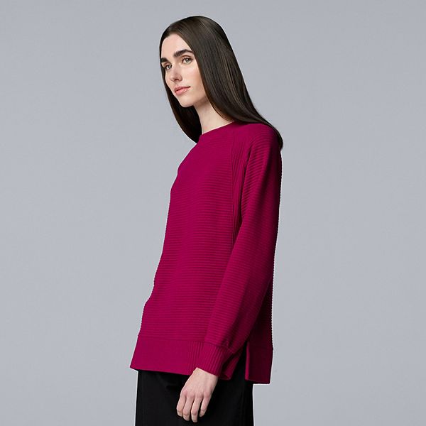 Женская уютная туника с боковым разрезом Simply Vera Vera Wang, Madison Berry
Женская уютная туника с боковым разрезом Simply Vera Vera Wang, Madison Berry