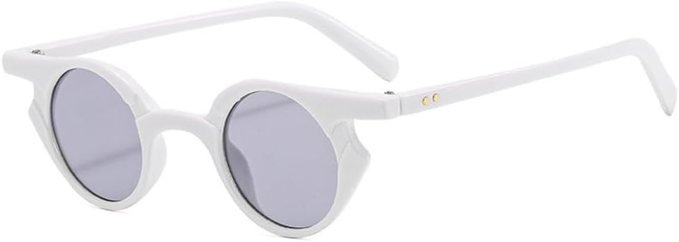 Круглые солнцезащитные очки для женщин, модные солнцезащитные очки в маленькой оправе с защитой от УФ-излучения UV400, женские трендовые очки в стиле ретро UV400 MTZJH, C4white-light Gray
Круглые солнцезащитные очки для женщин, модные солнцезащитные очки в маленькой оправе с защитой от УФ-излучения UV400, женские трендовые очки в стиле ретро UV400 MTZJH, C4white-light Gray