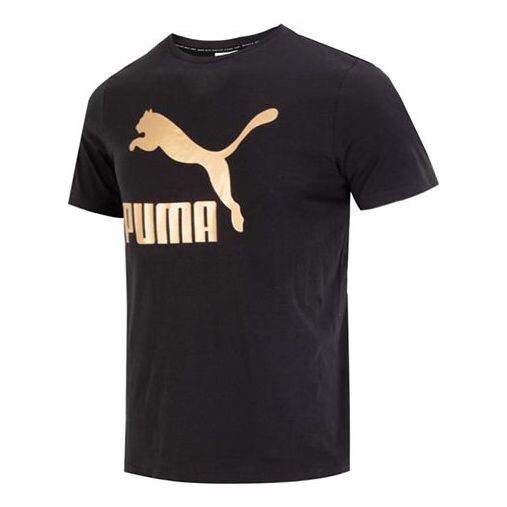 Футболка classics metallic logo t-shirt 'black' Puma, черный 
Футболка classics metallic logo t-shirt 'black' Puma, черный