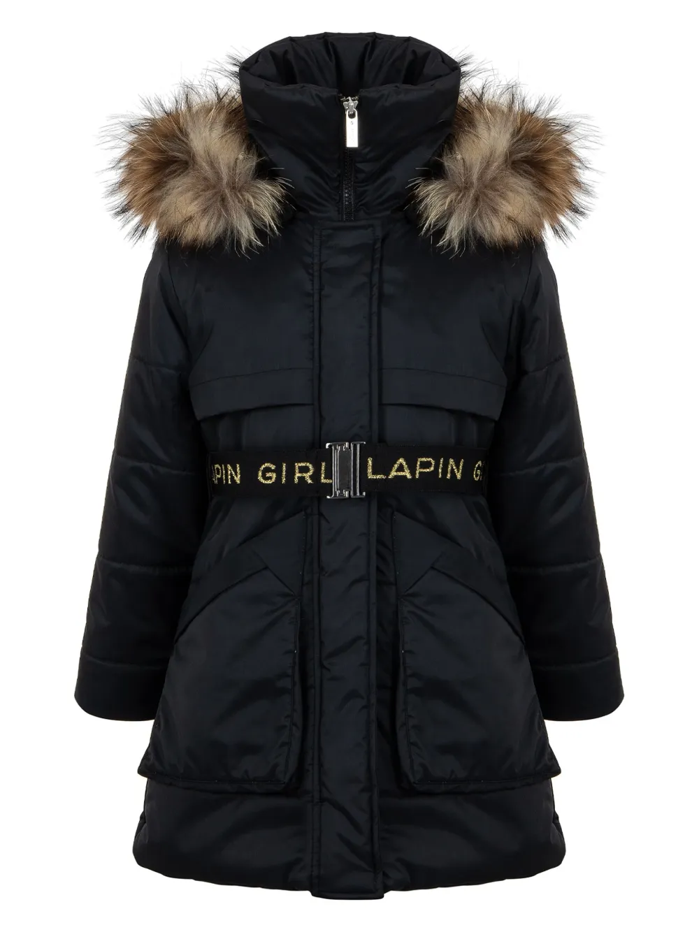 Пальто с капюшоном Lapin House, черный
Пальто с капюшоном Lapin House, черный