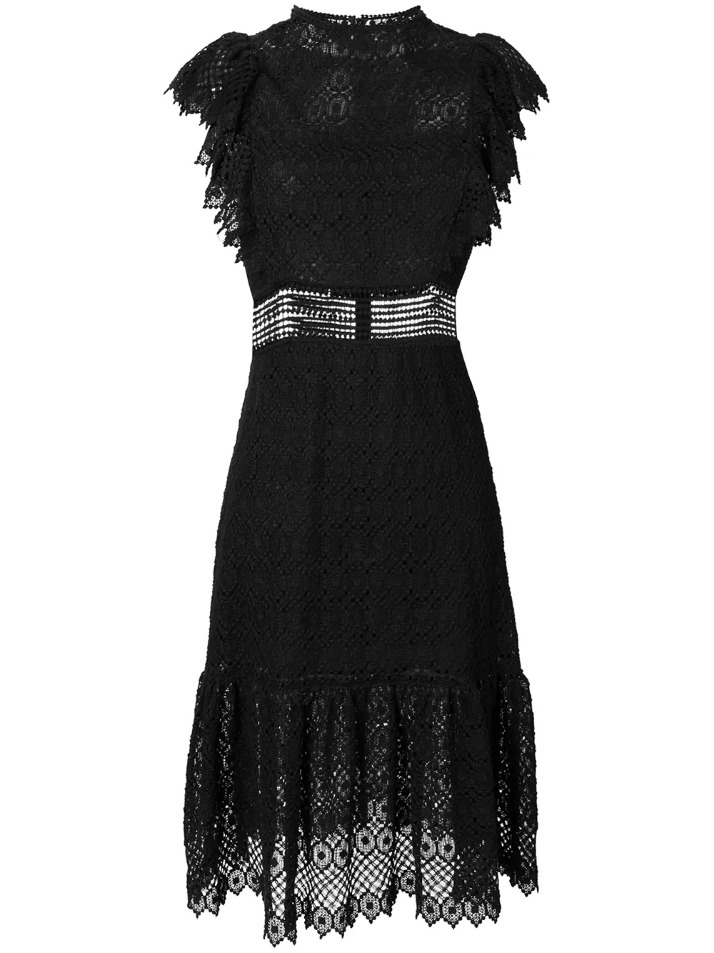 Кружевное платье с короткими рукавами Philosophy Di Lorenzo Serafini, черный
Кружевное платье с короткими рукавами Philosophy Di Lorenzo Serafini, черный
