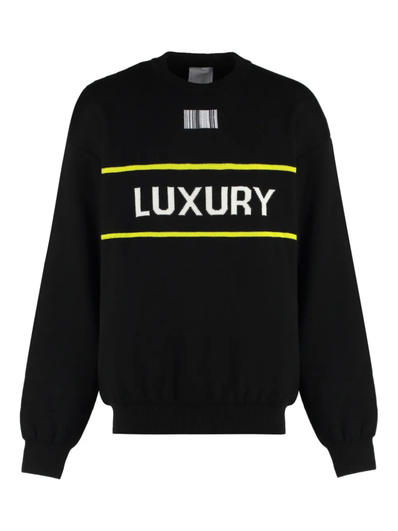 Свитер из мериносовой шерсти VETEMENTS, черный
Свитер из мериносовой шерсти VETEMENTS, черный