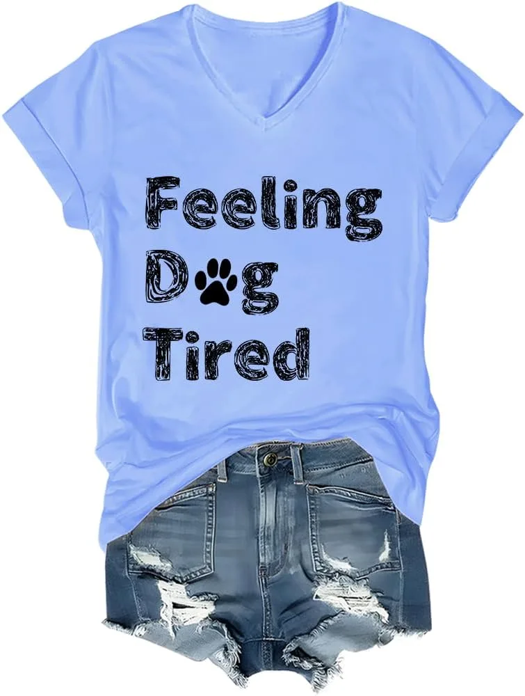 Футболка Feeling Dog Tired с V-образным вырезом
Футболка Feeling Dog Tired с V-образным вырезом