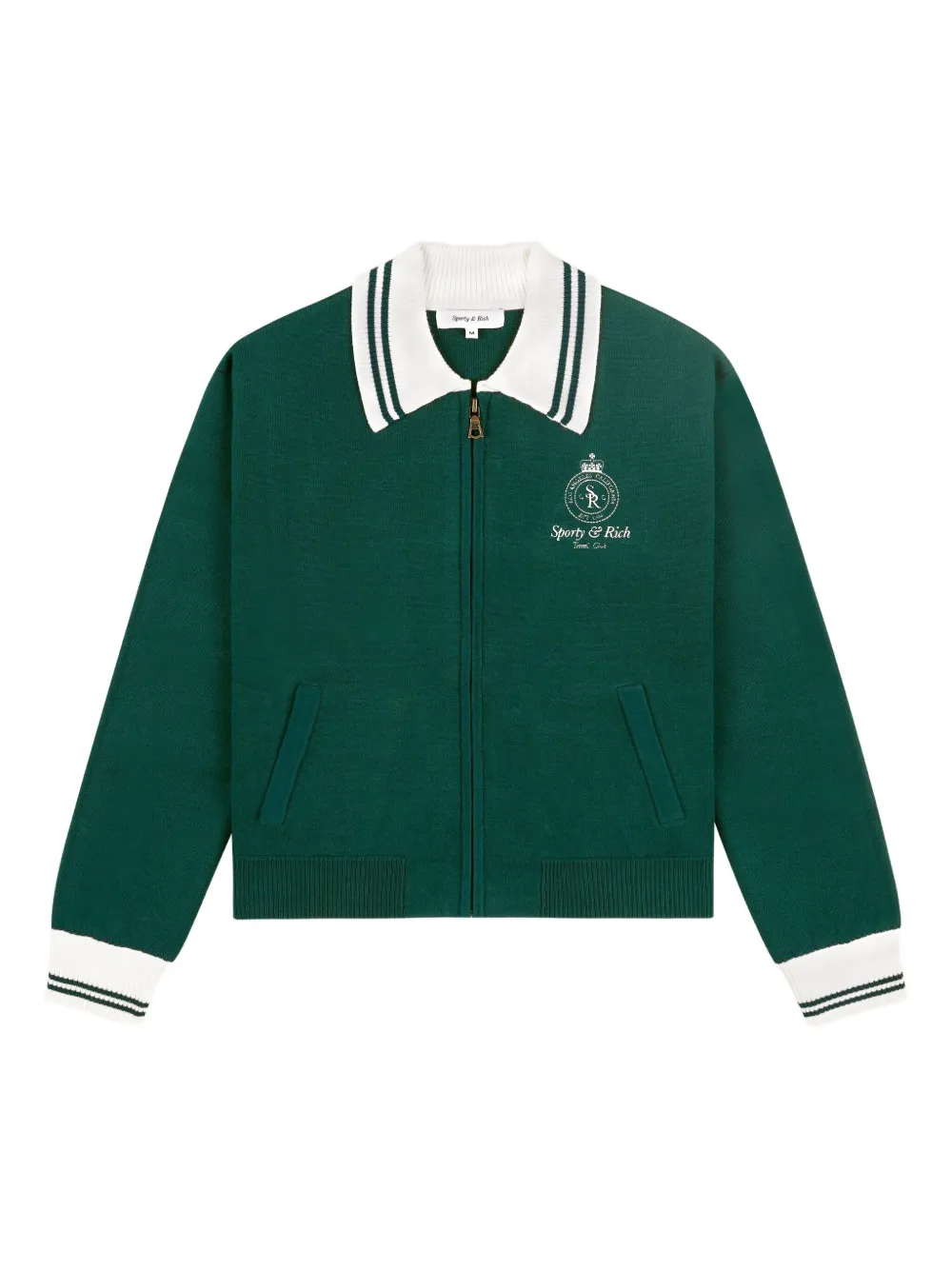 Куртка на молнии Sporty & Rich, зеленый
Куртка на молнии Sporty & Rich, зеленый