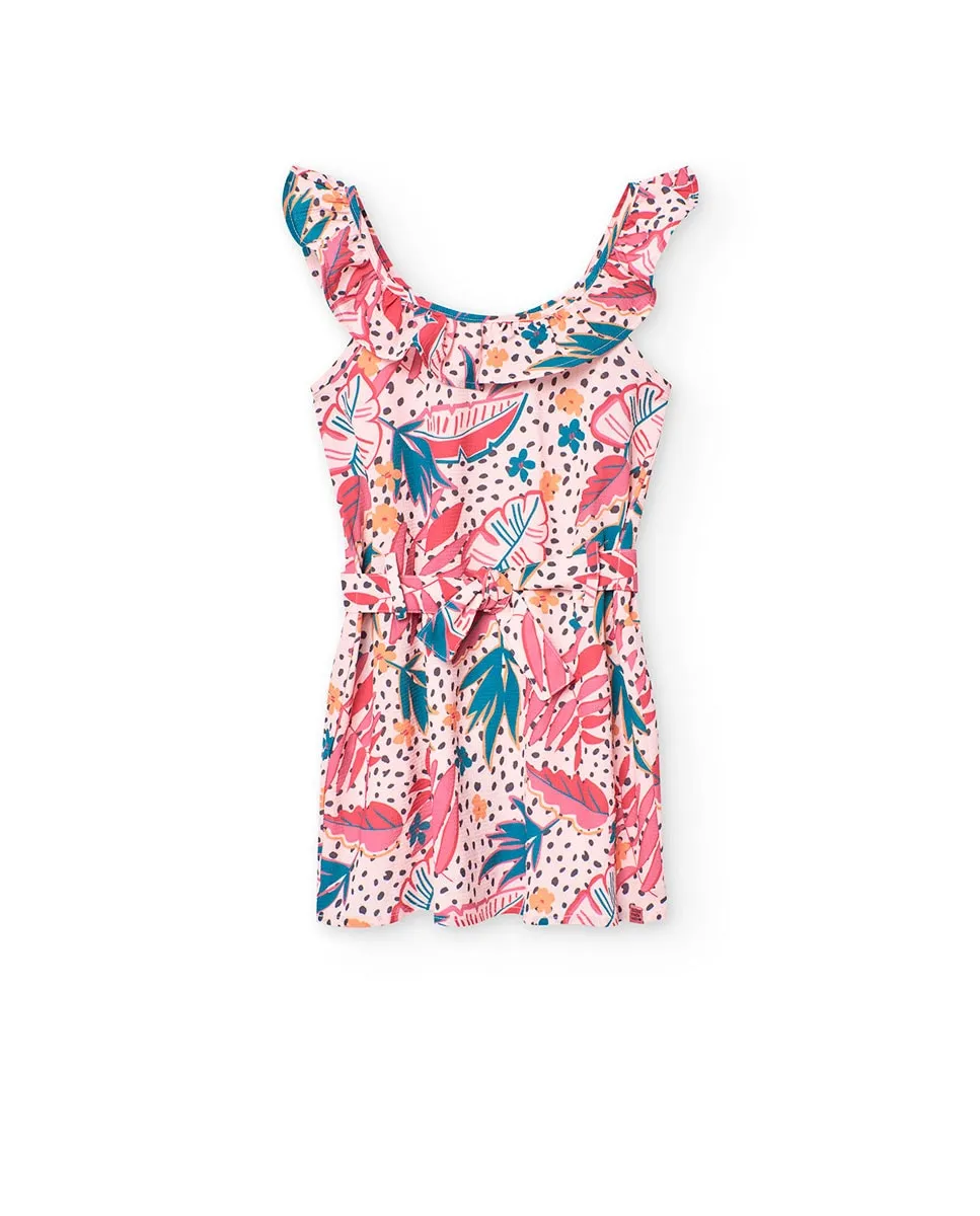 Платье для девочки с рюшами и цветочным принтом Boboli, цвет Rosa
Платье для девочки с рюшами и цветочным принтом Boboli, цвет Rosa