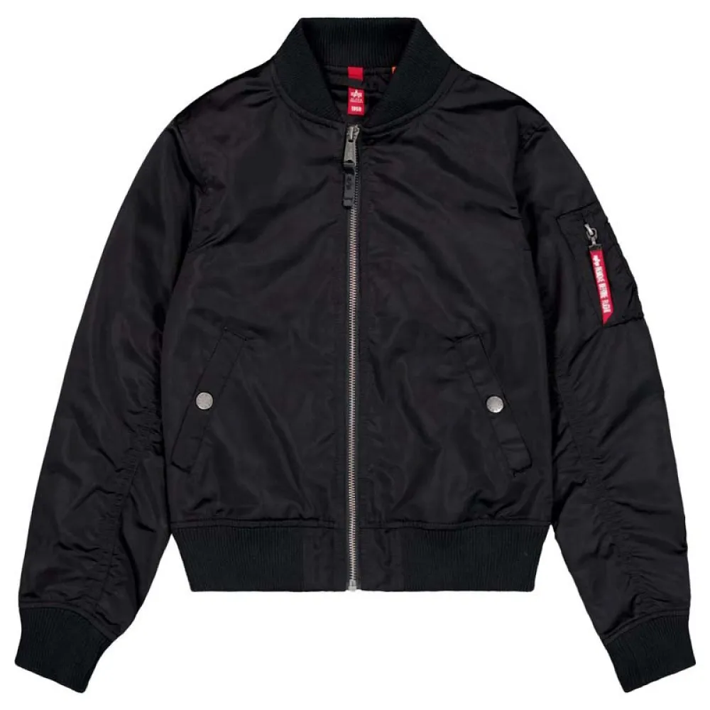 Куртка-бомбер Alpha Industries Ma-1 Tt, черный
Куртка-бомбер Alpha Industries Ma-1 Tt, черный