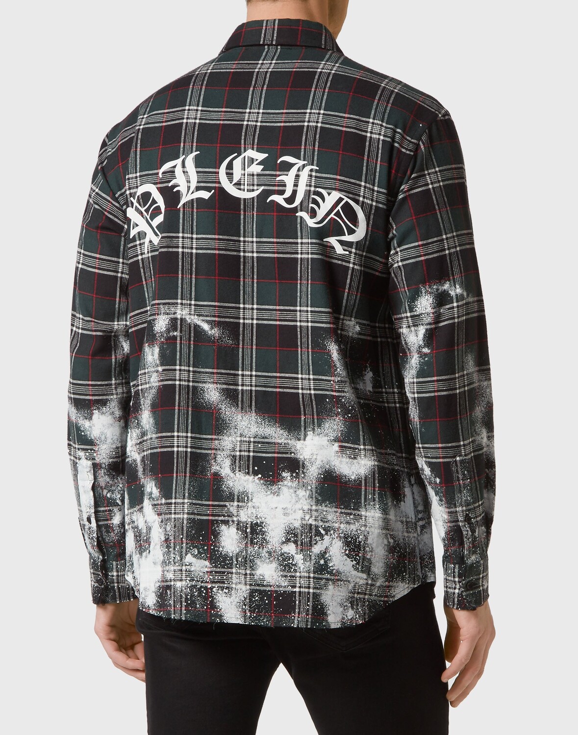 Рубашка оверсайз в клетку тартан Денди Philipp Plein, зеленый
Рубашка оверсайз в клетку тартан Денди Philipp Plein, зеленый