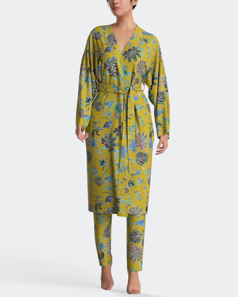 Женский халат из модала с принтом Impetus, желтый
Женский халат из модала с принтом Impetus, желтый