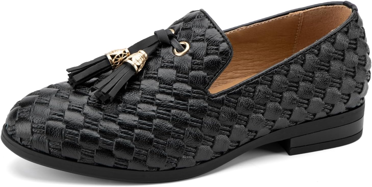 Кожаные лоферы JITAI для мальчиков, черный
Кожаные лоферы JITAI для мальчиков, черный