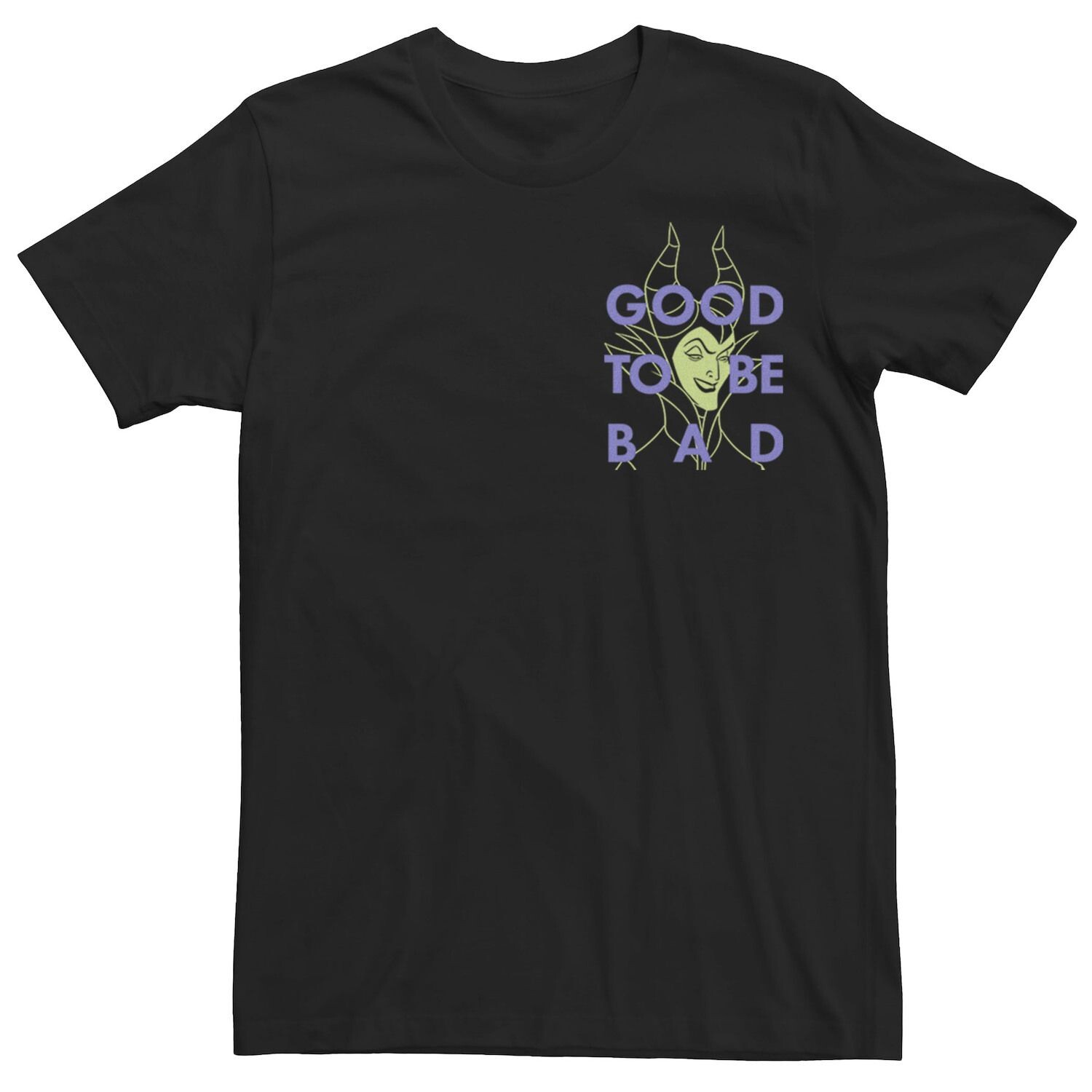 Мужская футболка Disney Villains Maleficent Good To Be Bad с левой грудью Licensed Character
Мужская футболка Disney Villains Maleficent Good To Be Bad с левой грудью Licensed Character