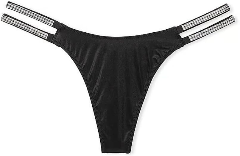 Victoria's Secret Double Shine Strap Smooth трусики-стринги, Black Shine
Victoria's Secret Double Shine Strap Smooth трусики-стринги, Black Shine