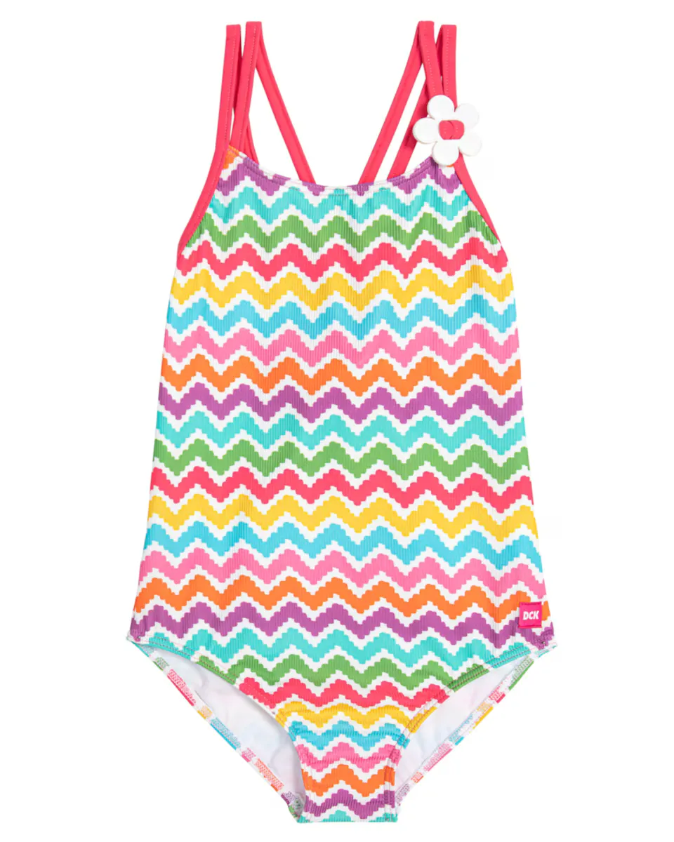 Купальник для девочек на двойных бретелях и принте зигзаг DOLORES CORTÉS, многоцветный
Купальник для девочек на двойных бретелях и принте зигзаг DOLORES CORTÉS, многоцветный