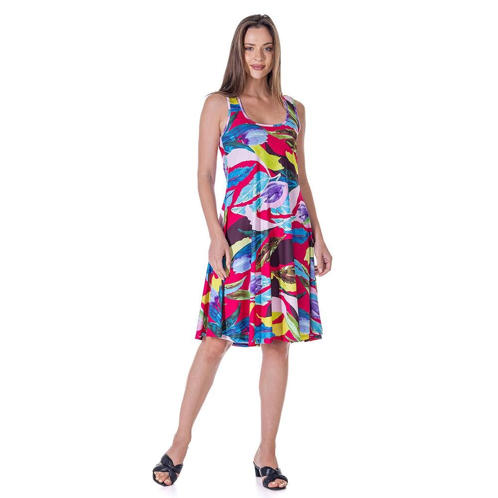 Женское свободное платье без рукавов 24Seven Comfort Apparel, цвет Red Multi
Женское свободное платье без рукавов 24Seven Comfort Apparel, цвет Red Multi