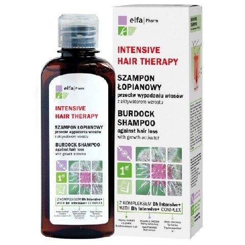 Эльфа Фарм, Intensiv Hair Therapy, шампунь из репейника против выпадения волос, 200 мл, Elfa Pharm
Эльфа Фарм, Intensiv Hair Therapy, шампунь из репейника против выпадения волос, 200 мл, Elfa Pharm