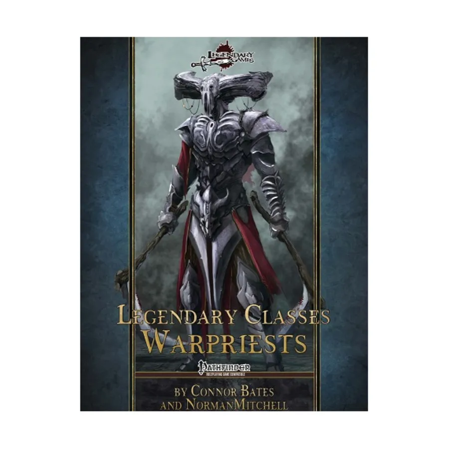 Legendary Warpriests, Pathfinder 1st Edition - Rulebooks, Sourcebooks & Supplements (Legendary Games), мягкая обложка
Legendary Warpriests, Pathfinder 1st Edition - Rulebooks, Sourcebooks & Supplements (Legendary Games), мягкая обложка