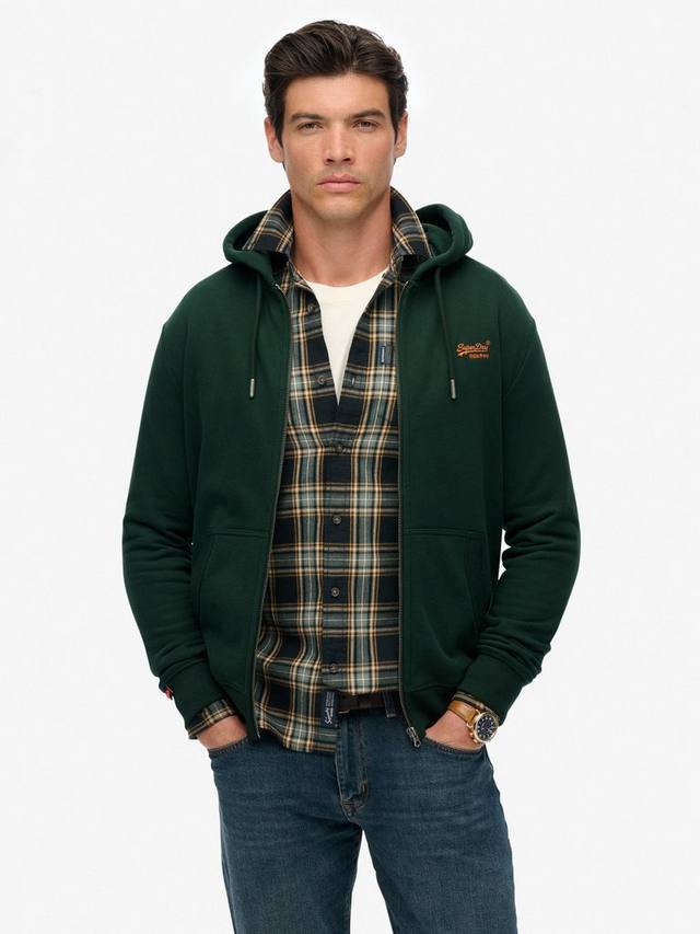 Худи Essential Logo Zip из хлопковой смеси Superdry, Enamel Green/Orange
Худи Essential Logo Zip из хлопковой смеси Superdry, Enamel Green/Orange