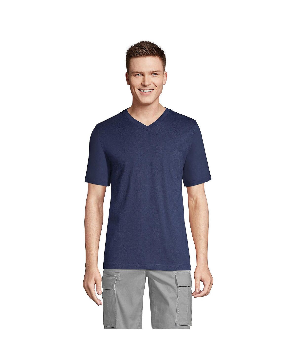 Мужская футболка Super-T с короткими рукавами и v-образным вырезом Lands' End
Мужская футболка Super-T с короткими рукавами и v-образным вырезом Lands' End