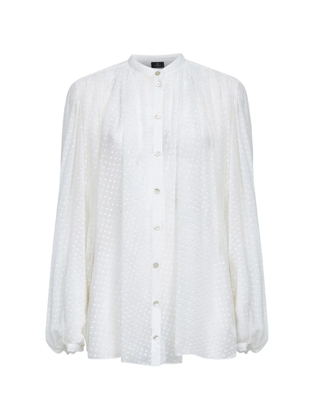 Рубашка с длинными рукавами и сборками Etro, белый
Рубашка с длинными рукавами и сборками Etro, белый