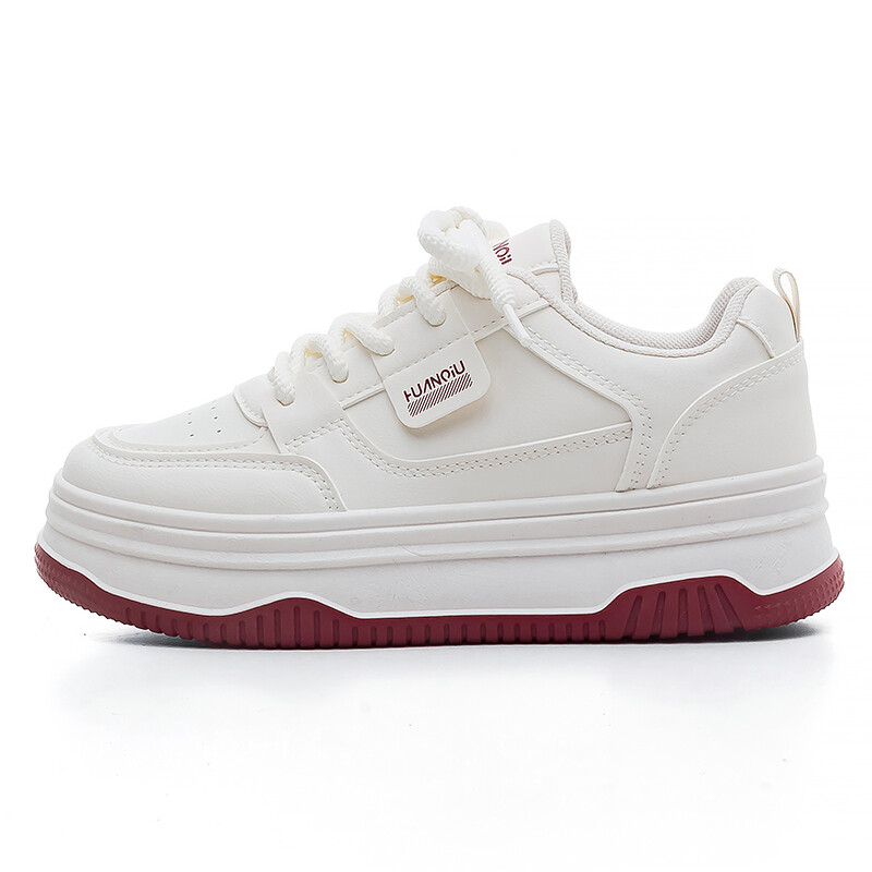 Кеды, скейтборд обувь женская низкая белый/красный Huanqiu
Кеды, скейтборд обувь женская низкая белый/красный Huanqiu