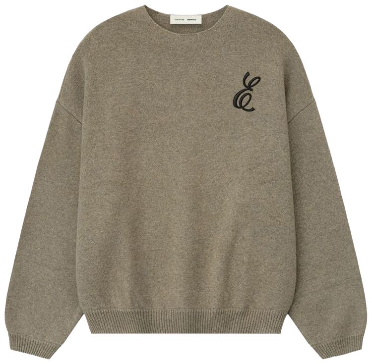 Свитер с вафельным вырезом Fear of God Essentials, серый
Свитер с вафельным вырезом Fear of God Essentials, серый