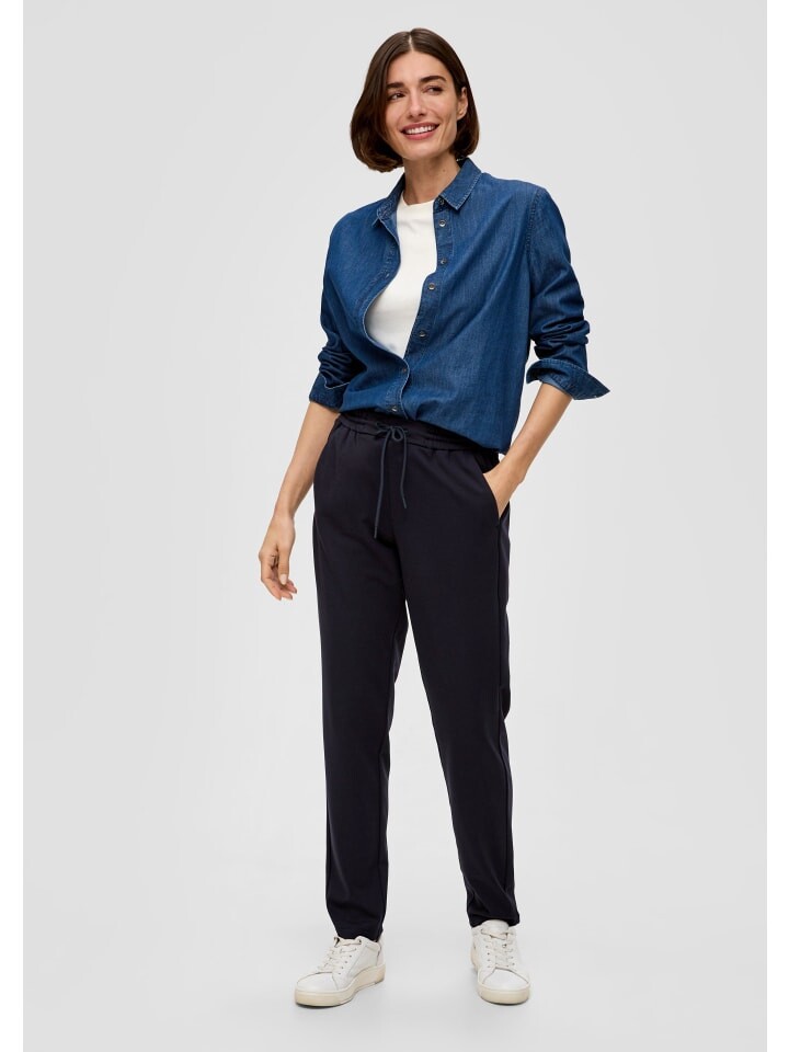 Тканевые брюки s.Oliver, синий
Тканевые брюки s.Oliver, синий