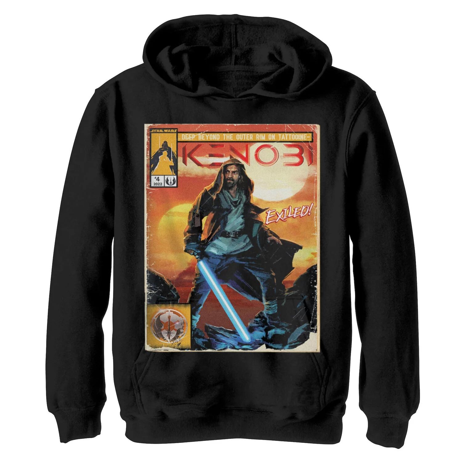 Толстовка с рисунком «Оби-Ван Кеноби» для мальчиков 8–20 лет в стиле комиксов «Татуин Кеноби» Licensed Character
Толстовка с рисунком «Оби-Ван Кеноби» для мальчиков 8–20 лет в стиле комиксов «Татуин Кеноби» Licensed Character