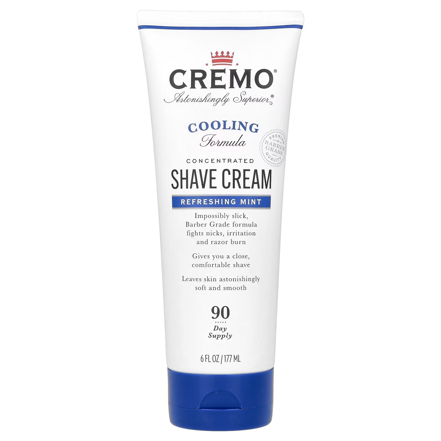 Крем для бритья Cremo Refreshing Mint, 177 мл
Крем для бритья Cremo Refreshing Mint, 177 мл