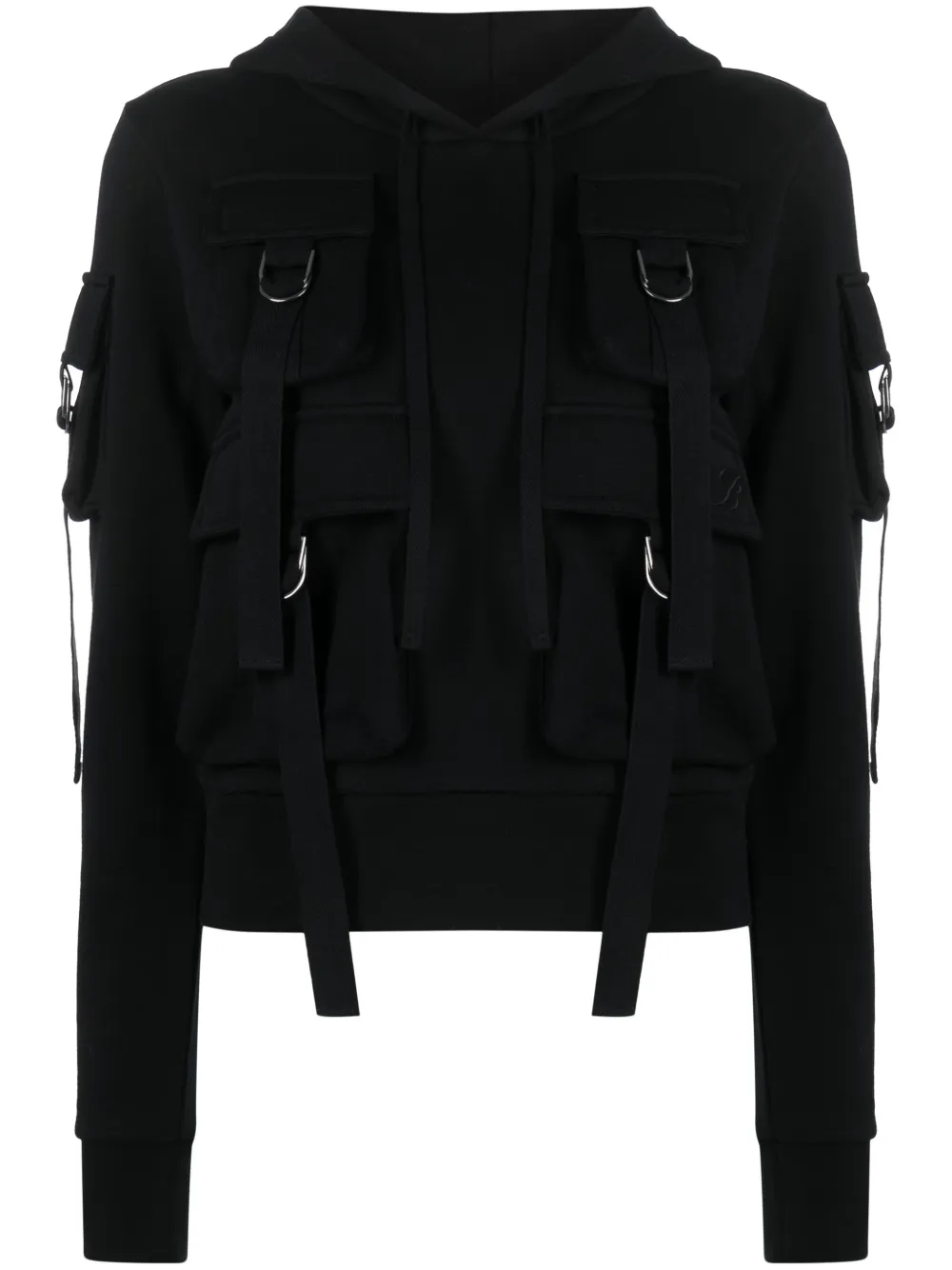 Худи с карманами карго Blumarine, черный
Худи с карманами карго Blumarine, черный