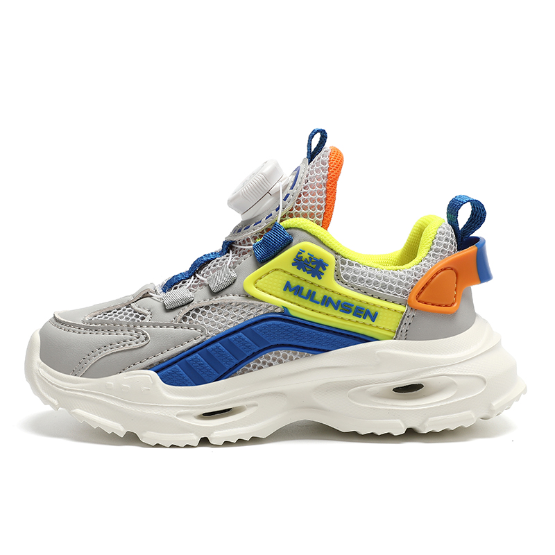 Кроссовки для бега с противоскользящей подошвой, устойчивые к истиранию и отскоку, дышащие, легкие, с амортизацией, детские Mulinsen, серый/синий
Кроссовки для бега с противоскользящей подошвой, устойчивые к истиранию и отскоку, дышащие, легкие, с амортизацией, детские Mulinsen, серый/синий
