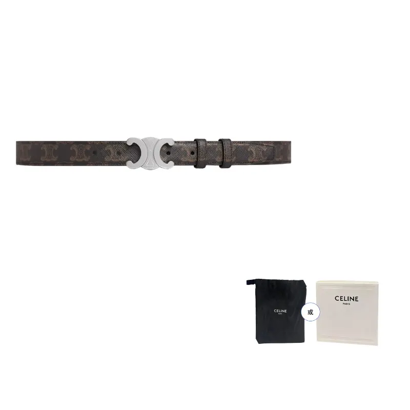 CELINE Средний ремень Триумф из полотна Триумф, Black
CELINE Средний ремень Триумф из полотна Триумф, Black