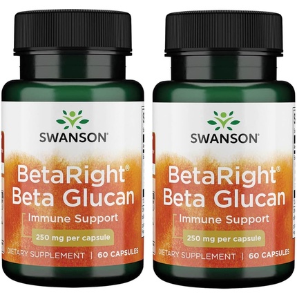 Betaright Бета-глюканы 250 мг 60 капсул Swanson
Betaright Бета-глюканы 250 мг 60 капсул Swanson