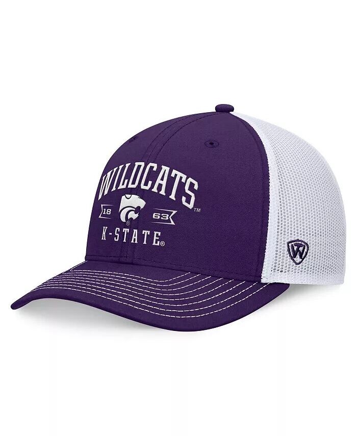 Мужская фиолетовая регулируемая шляпа Kansas State Wildcats Carson Trucker Top Of The World, фиолетовый
Мужская фиолетовая регулируемая шляпа Kansas State Wildcats Carson Trucker Top Of The World, фиолетовый