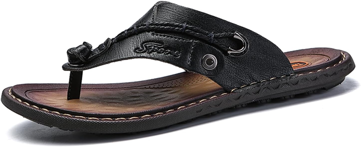 Мужские сандалии CHUUMEE для дома и улицы, пляжные шлепанцы, повседневные кожаные шлепки на мягкой подошве, черный
Мужские сандалии CHUUMEE для дома и улицы, пляжные шлепанцы, повседневные кожаные шлепки на мягкой подошве, черный