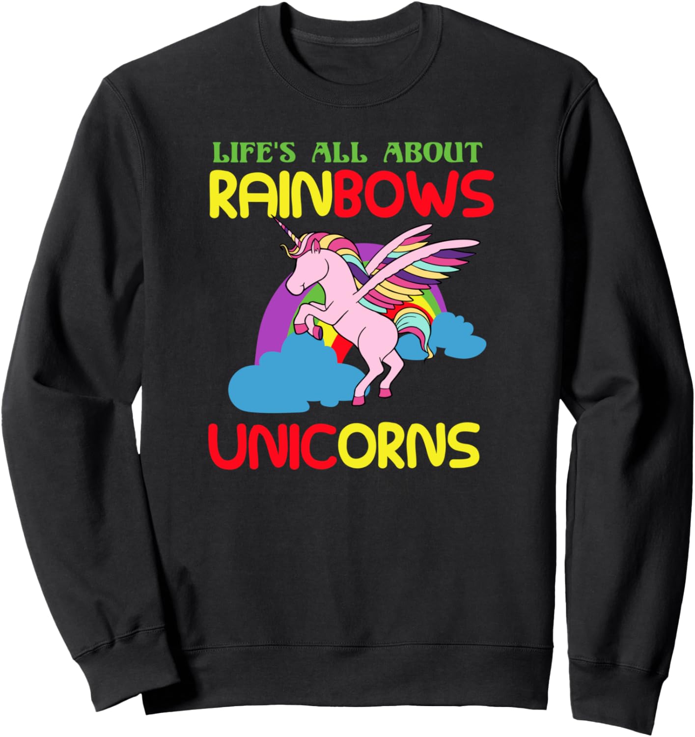 Жизнь полна радуг и единорогов. Забавная толстовка для любителей единорогов Life'S All About Rainbows Unicorns, черный
Жизнь полна радуг и единорогов. Забавная толстовка для любителей единорогов Life'S All About Rainbows Unicorns, черный