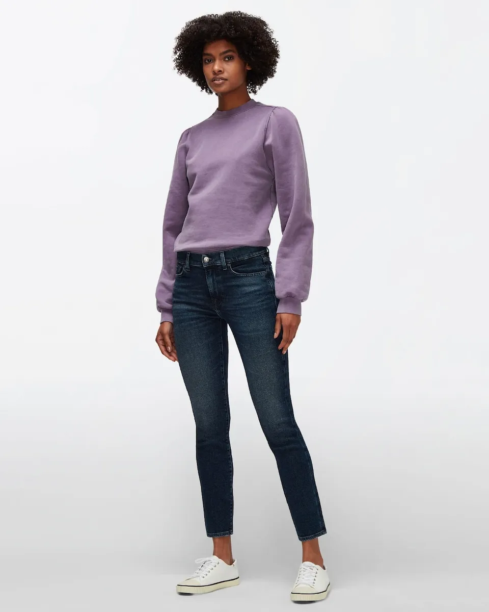 Roxanne женские прямые джинсы средней посадки 7 For all mankind, тёмно-синий
Roxanne женские прямые джинсы средней посадки 7 For all mankind, тёмно-синий